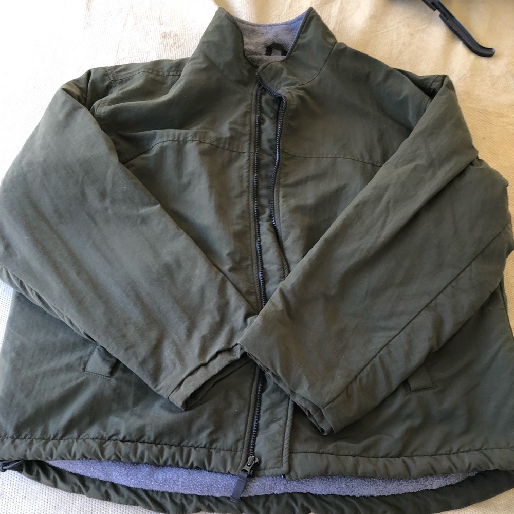 J.crew green  heavy coat